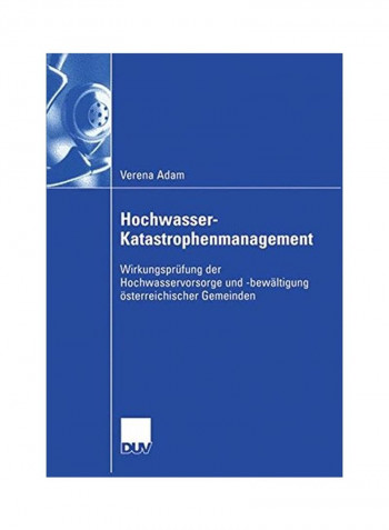 Hochwasser-katastrophenmanagement Paperback