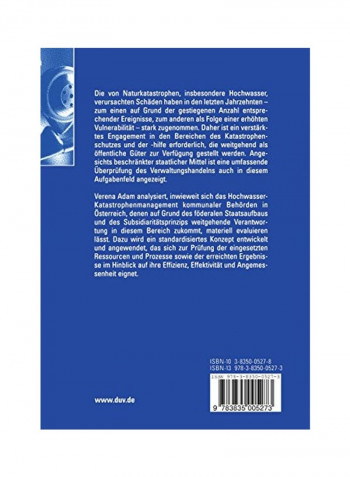 Hochwasser-katastrophenmanagement Paperback