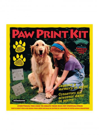 Paw Print Kit Grey