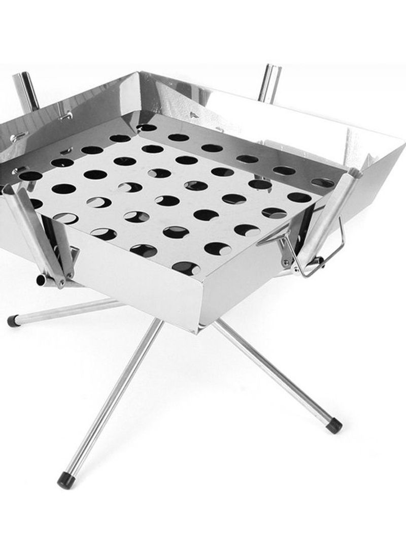 Outdoor BBQ Camping Home Stainless Steel 43 x 43 x 15cm