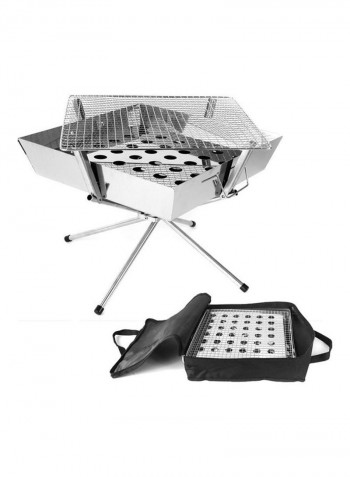 Outdoor BBQ Camping Home Stainless Steel 43 x 43 x 15cm