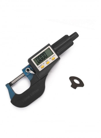 Digital Thickness Caliper Gauge Black/Blue/Silver 60x160millimeter
