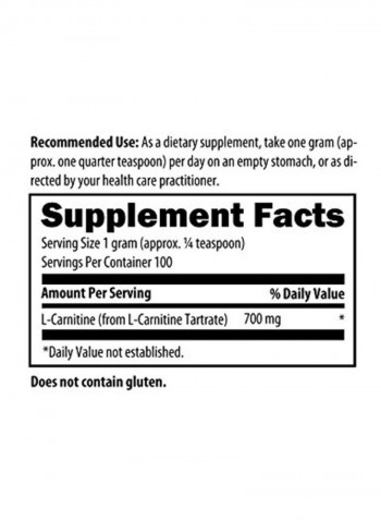 Carnitine Tartrate Dietary Supplement 700mg