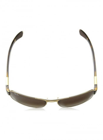 Men's Rectangular Sunglasses - Lens Size: 61 mm