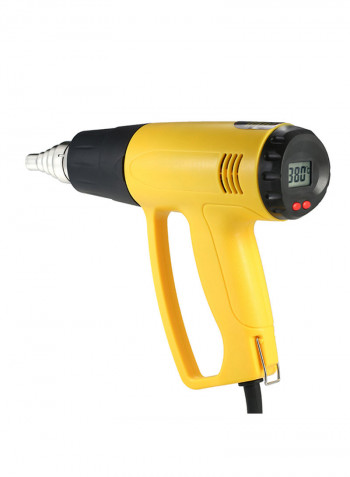 Electric Hot Air Heat Gun Tool Set Yellow 27.5 x 7.5 x 26centimeter