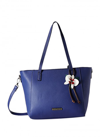 Polyester Blend Shoulder Bag Blue