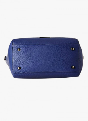Polyester Blend Shoulder Bag Blue