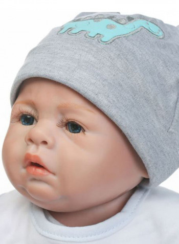 Cute Reborn Baby Doll With Mat And Bottle 20بوصة