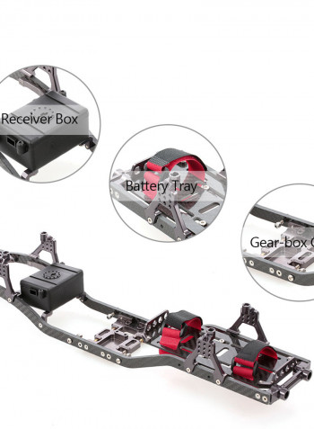 SCX10 Frame Girder For 1/10 Axial SCX10 RC Crawler 45 X 11 X 12cm