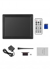 Electronic Lcd Digital Photo Frame Album Kit 9inch Black
