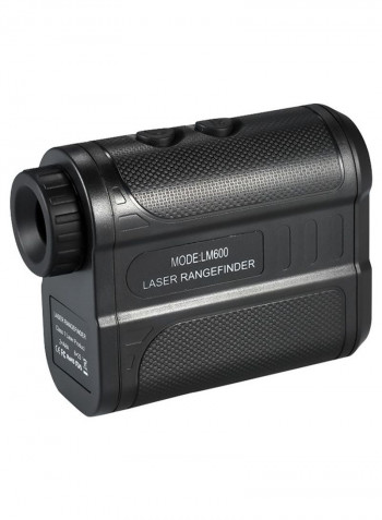 Golf Rangefinder Outdoor Handheld Laser Distance Meter Black 14.5 x 6.3centimeter