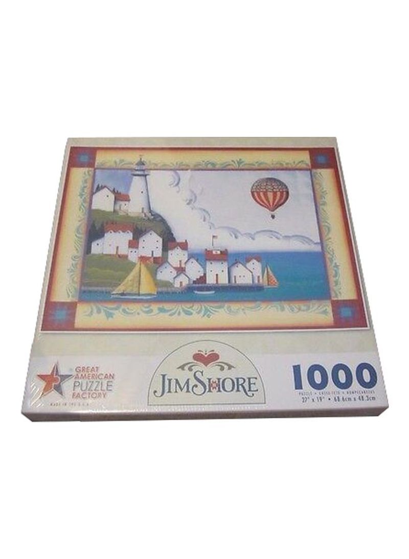 1000-Piece Jim Shore Coastal Village Jigsaw Puzzle B003H2KJMC