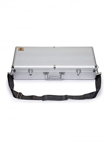 Aluminum American Mahjong Case With Shoulder Strap