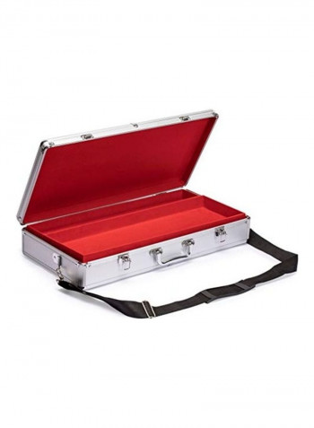 Aluminum American Mahjong Case With Shoulder Strap