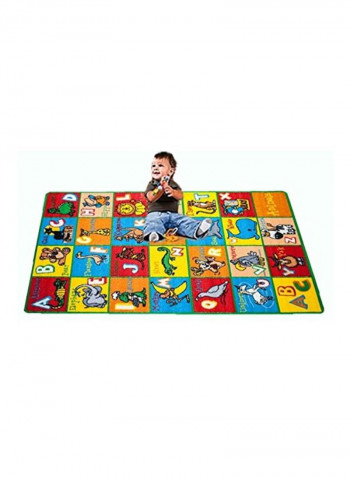 Alphabet And Animals Area Rug