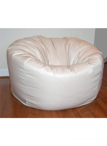 Giant Pouf Liner Chair Beige