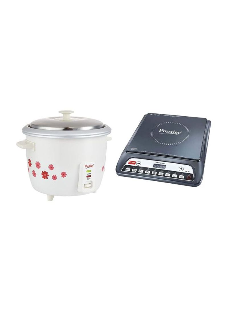 Electric Rice Cooker With Induction 1.8L 1.8 l 700 W PRWO 1.8-2 White/Silver/Black