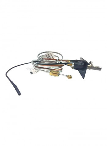 Fireplace Replacement Part Black/Brown/Silver