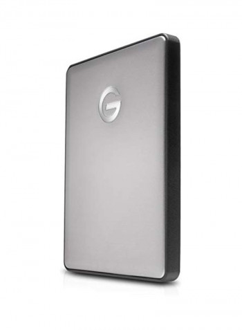 USB External Hard Drive 2TB Space Grey/Black