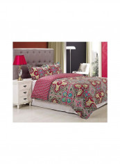 3-Piece Duvet Cover Set Wildberry King/California King
