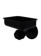 Mercury Collection Wall Mounted Dotted Accents Soap Dish Brown
