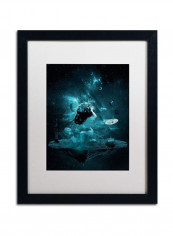 World On My Shoulders Canvas Wall Art Multicolour 16 x 20inch
