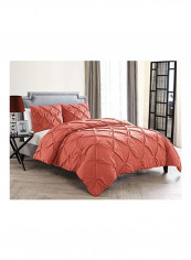 3-Piece Duvet Cover Set Coral reviews 3-Piece Duvet Cover Set Coral