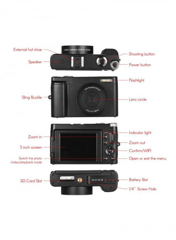 1080P Full HD Portable Digital Video Camera