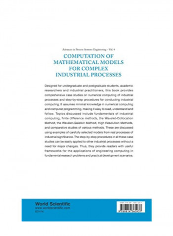Computation Of Mathematical Models For Complex Industrial Processes Hardcover