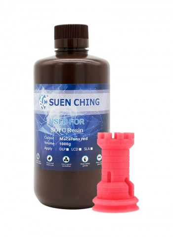 Plant-based SOYC Resin Photopolymer For UV Light Curing 3D Pinter 35ounce Macarons Red