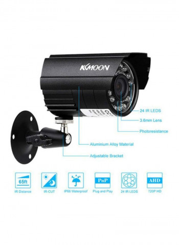 4-Piece AHD Weatherproof CCTV Camera Kit