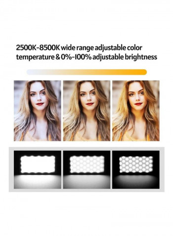 Pocket RGB LED Video Light Multicolour
