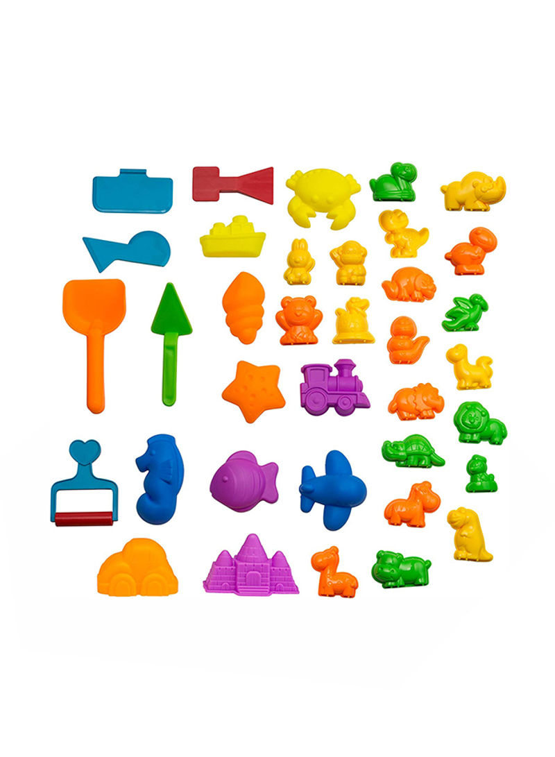 36-Piece Animal Sand Molds And Tools Kit