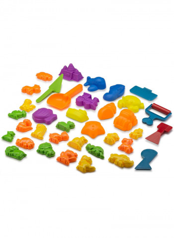 36-Piece Animal Sand Molds And Tools Kit