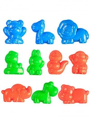 36-Piece Animal Sand Molds And Tools Kit