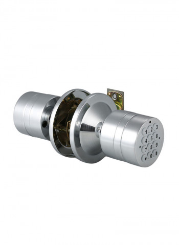 Smart Digital Room Lock With BT Function Support Silver 185 x 110 x 80millimeter