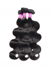 3-Piece Wavy Human Hair Extension Black reviews 3-Piece Wavy Human Hair Extension Black
