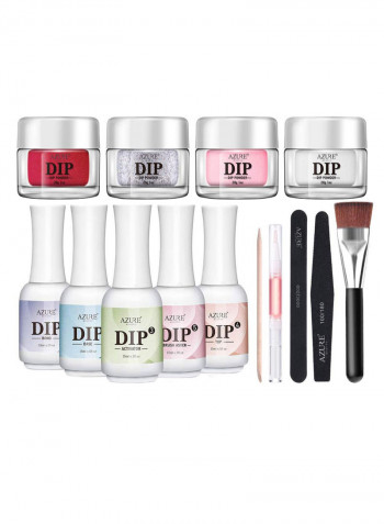 Nail Dip Powder Starter Kit متعدد الألوان