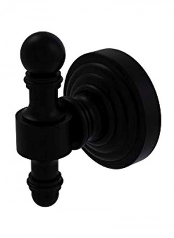 Retro Wave Collection Robe Hook Matte Black 2x2.5x2.25inch