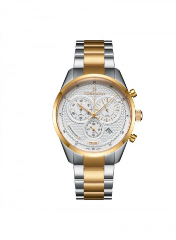 Men's Stainless Steel Chronograph Watch T20103-TBTW