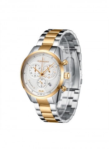 Men's Stainless Steel Chronograph Watch T20103-TBTW