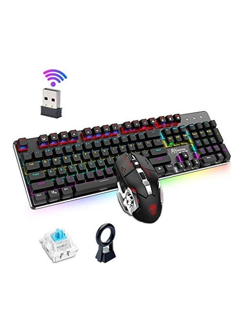 Wireless Gaming Keyboard Mouse Set
