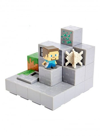 Mini Figure Mining Mountain Environment Set 3 x 6inch