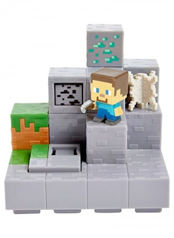 Mini Figure Mining Mountain Environment Set 3 x 6inch