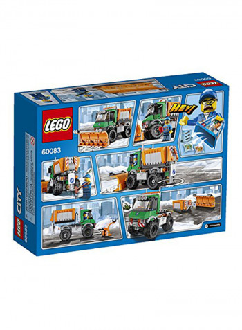 196-Piece City Snowplow Truck Building Kit 60083