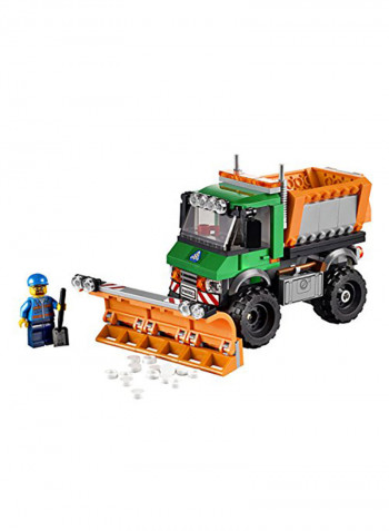 196-Piece City Snowplow Truck Building Kit 60083