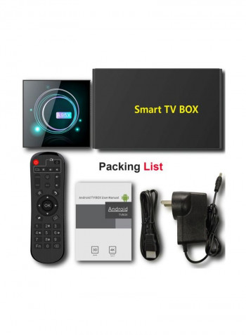 F3 Android Smart TV Box With Remote Control A95X Black
