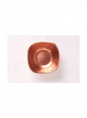 Flat Earth Copper Bowl Brown 7x2.5inch