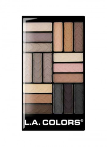 18 - Colour Eyeshadow Palette Downtown Brown