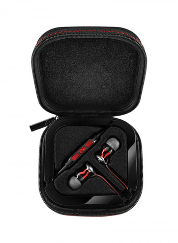 Wired In-ear Headphone With Mic Black/Red